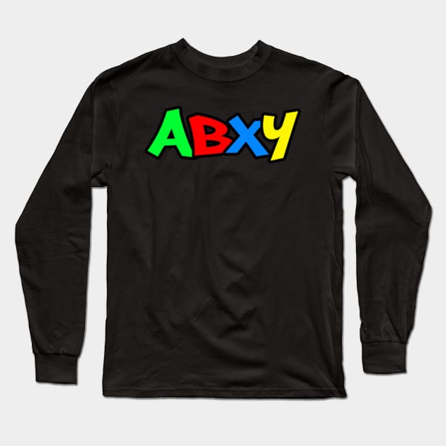 ABXY Long Sleeve T-Shirt by Gamers Gear